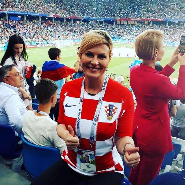 Tuyển Croatia giành ngôi Á quân World Cup nhưng bà Grabar-Kitarovic - nữ tổng thống của họ đã chiếm trọn trái tim hàng triệu người hâm mộ toàn cầu - Ảnh 21.